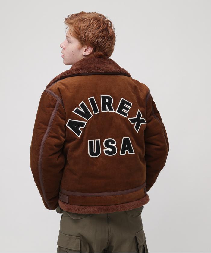 AVIREX/《WEB&DEPOT限定》CORDUROY B－3 JACKET / コーデュロイ ･･･