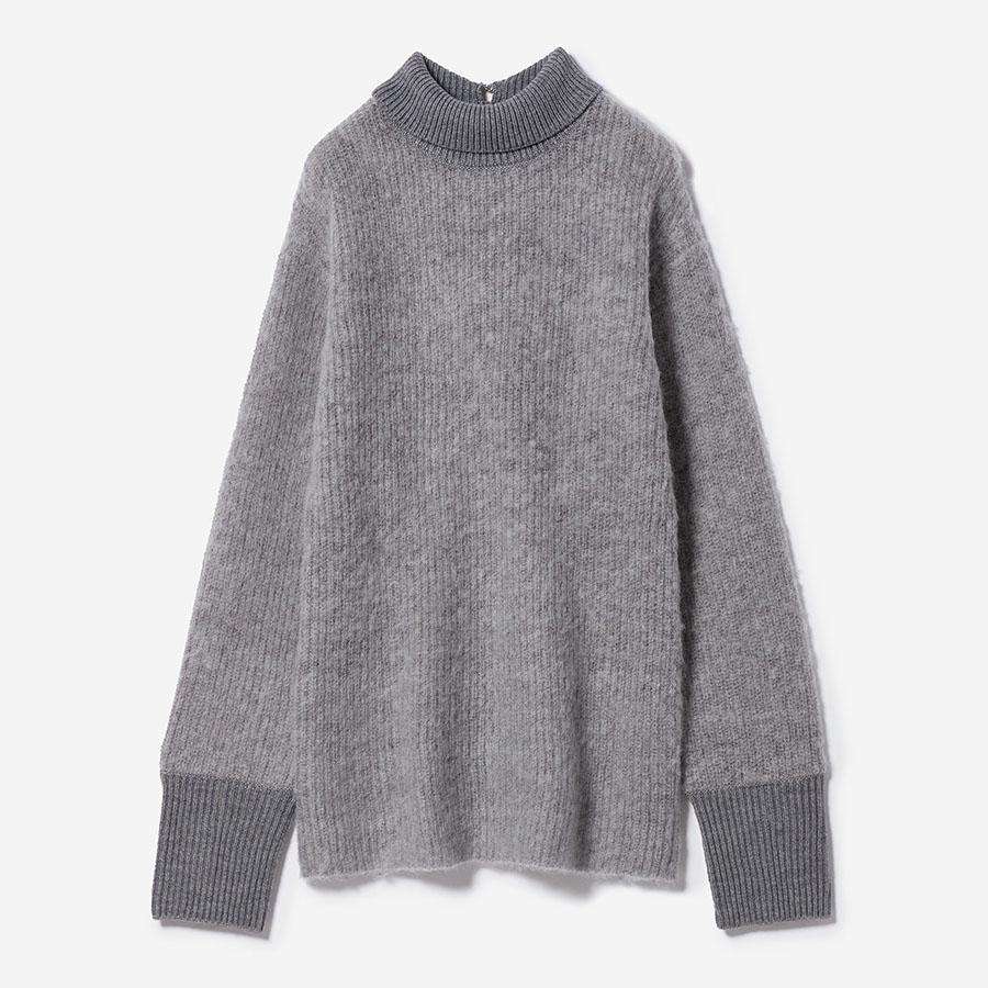 eauk mock mohair knit / women