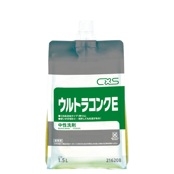 シーバイエス　ウルトラコンクE　1.5L　1ケース（6個入）　216208　食器用洗剤