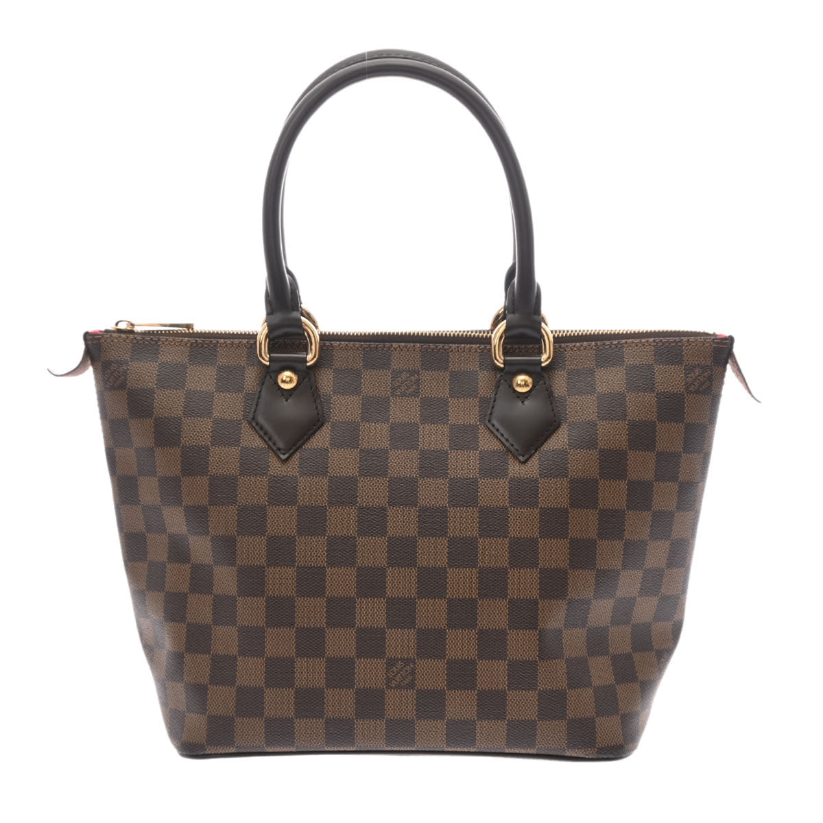 LOUIS VUITTON ルイヴィトン ダミエ サレヤ PM ブラウン N51183 レディース ダミエキャンバス ハンドバッグ Aランク 中古 