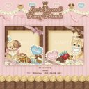 Cherish365【Love’s Sweets and Furry Friends】スクエア バラメモ　CHO228