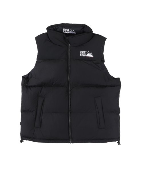 FIRST DOWN ファーストダウン ベスト ダウンベスト アウター バブル マイクロント メンズ 防寒 リバーシブル BUBBLE DOWN VEST MI