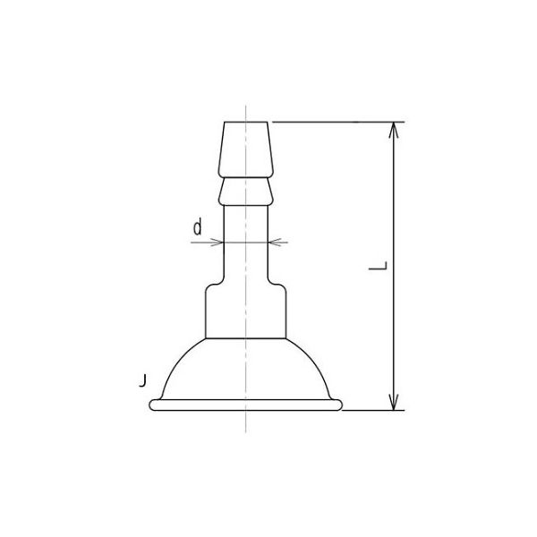 旭製作所 ボールジョイントホースコネクターオス 2318-H-12 1個 61-4705-22（直送品）