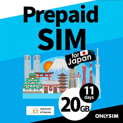 ベネフィットジャパン BJYASIM20GB11 プリペイドデータSIM 20GB 11日