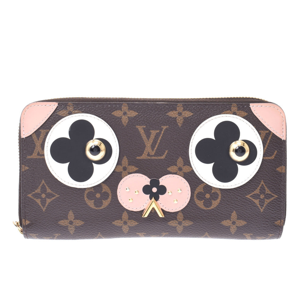 【コストコ お買い得】LOUIS VUITTON ルイヴィトン モノグラム ジッピーウォレット ドッグ ブラウン M67246 レディース モノグラムキャンバス 長財布 Bランク 中古 