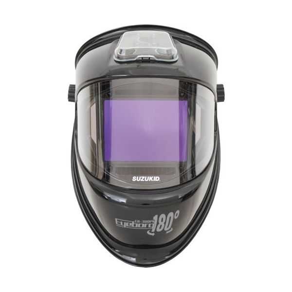 スター電器製造 SUZUKID 液晶式自動遮光溶接面アイボーグ180°ヘルメット取付アダプタ EB-300PDH 377-7368（直送品）