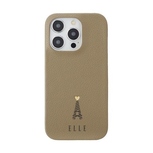 ELLE Slim Wrap Case for iPhone 15 Pro [ Greige ] ELGRIWPIP2361P グレージュ