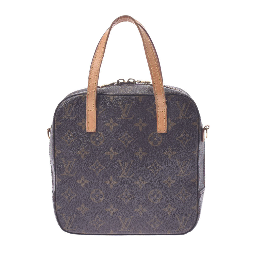 LOUIS VUITTON ルイヴィトン モノグラム スポンティーニ 2WAYバッグ ブラウン M47500 ユニセックス モノグラムキャンバス ハンドバッグ Bランク 中古 