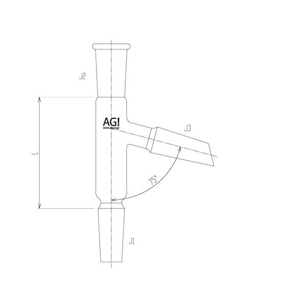 旭製作所 ト字形連結管 19/22 2550-3M 1個 65-1838-31（直送品）