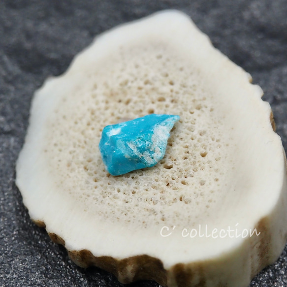 1,38ct Blue Gem Turquoise ブルージェムターコイズ ラフ BG-27 原石 ナチュラル 材料