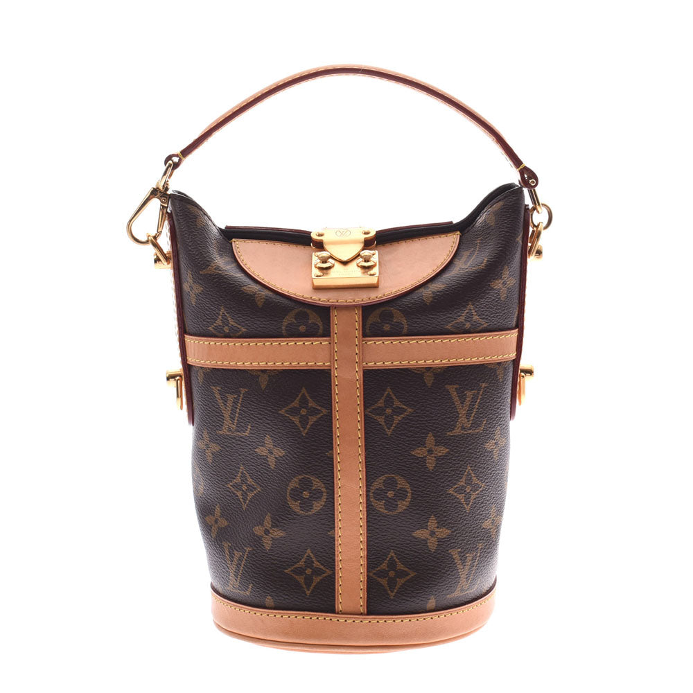 LOUIS VUITTON ルイヴィトン モノグラム ダッフルバッグ ブラウン M43587 レディース モノグラムキャンバス 2WAYバッグ ABランク 中古 