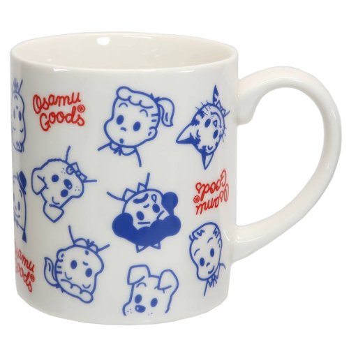 オサムグッズ キャラクター マグカップ 陶磁器 MUG 総柄 Osamu Goods グッズ プレゼント 男の子 女の子 ギフト