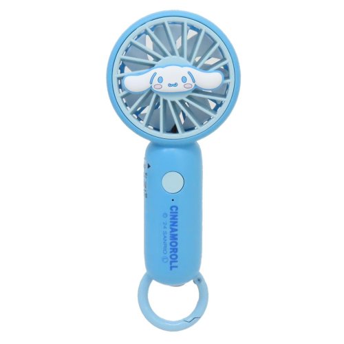 シナモロール 携帯用扇風機 カラビナ付きminiFAN サンリオ ジェイズプランニング ミニファン USB充電 キャラクター グッズ