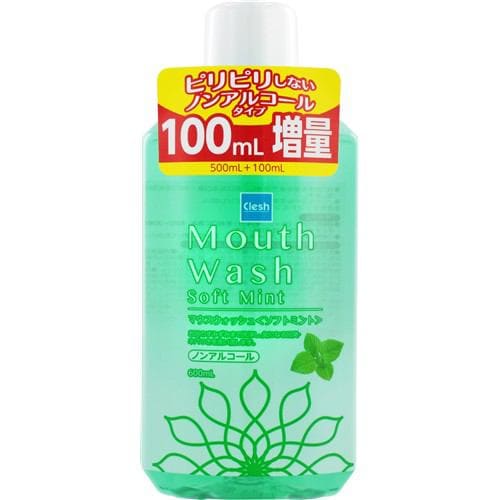 ロケット石鹸 Ｃｌｅｓｈ キシリトールＭウォッシュ Ｓミント (６００mL)