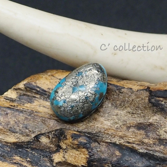 3,7ct Kingman Turquoise キングマン イサカピークターコイズ K-64 ルース 天然石 ナチュラル