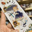 海外PETテープ 切り売り A Story 少女 女の子 人物 海外マステ コラージュ マスキングテープ フラワー系装飾系シール ステッカー