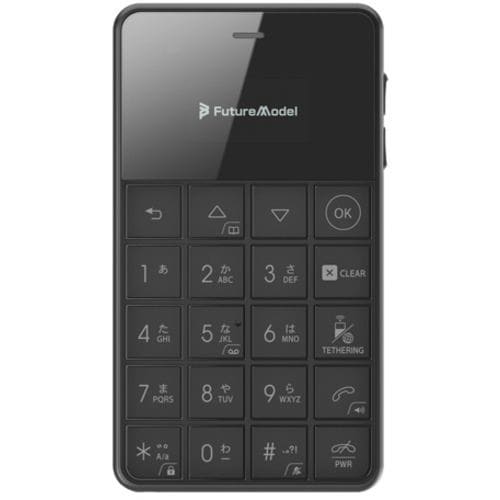 フューチャーモデル MOB-N18-01 SIMフリー電話 NICHPHONE-S+ブラックMOBN1801