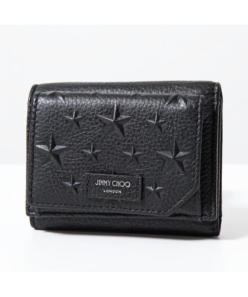 Jimmy Choo BEALE EMG 三つ折り財布 ミニ財布 豆財布