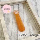 肉球ねこちゃん七色栞 Color:Orange レジン プレゼント かわいい