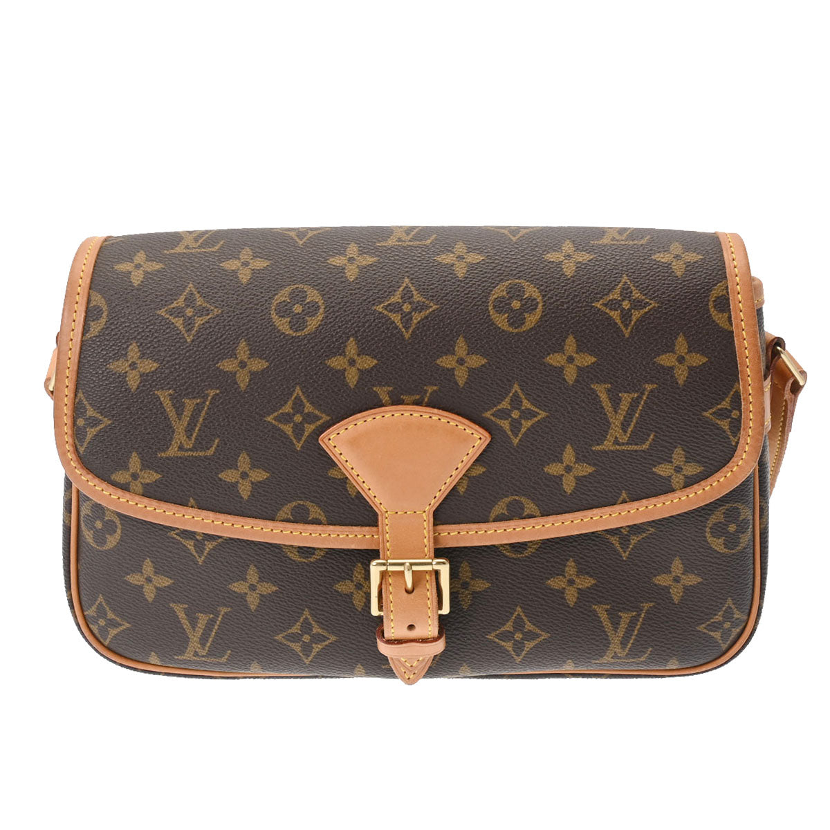 LOUIS VUITTON ルイヴィトン モノグラム ソローニュ ブラウン M42250 レディース モノグラムキャンバス ショルダーバッグ ABランク 中古 