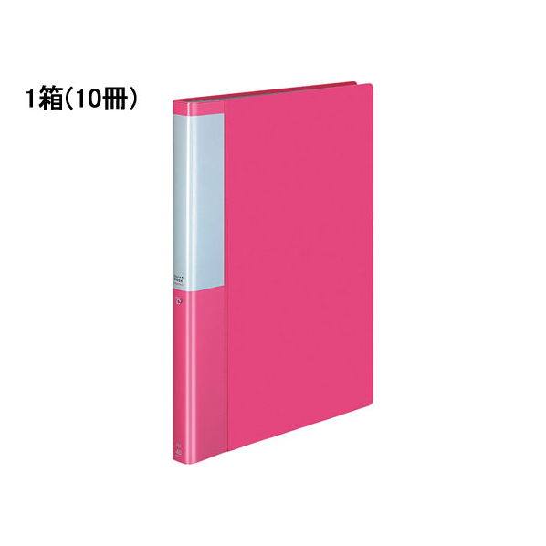 コクヨ クリヤーブック POSITY 固定式A4 40ポケット ピンク 10冊 1箱(10冊) F826241-P3ﾗ-L40NP