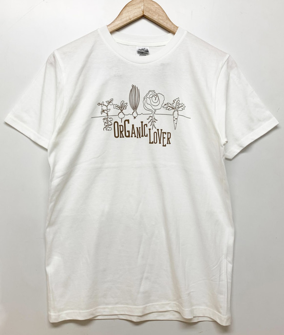 ORGANIC LOVER 半袖プリントTシャツ