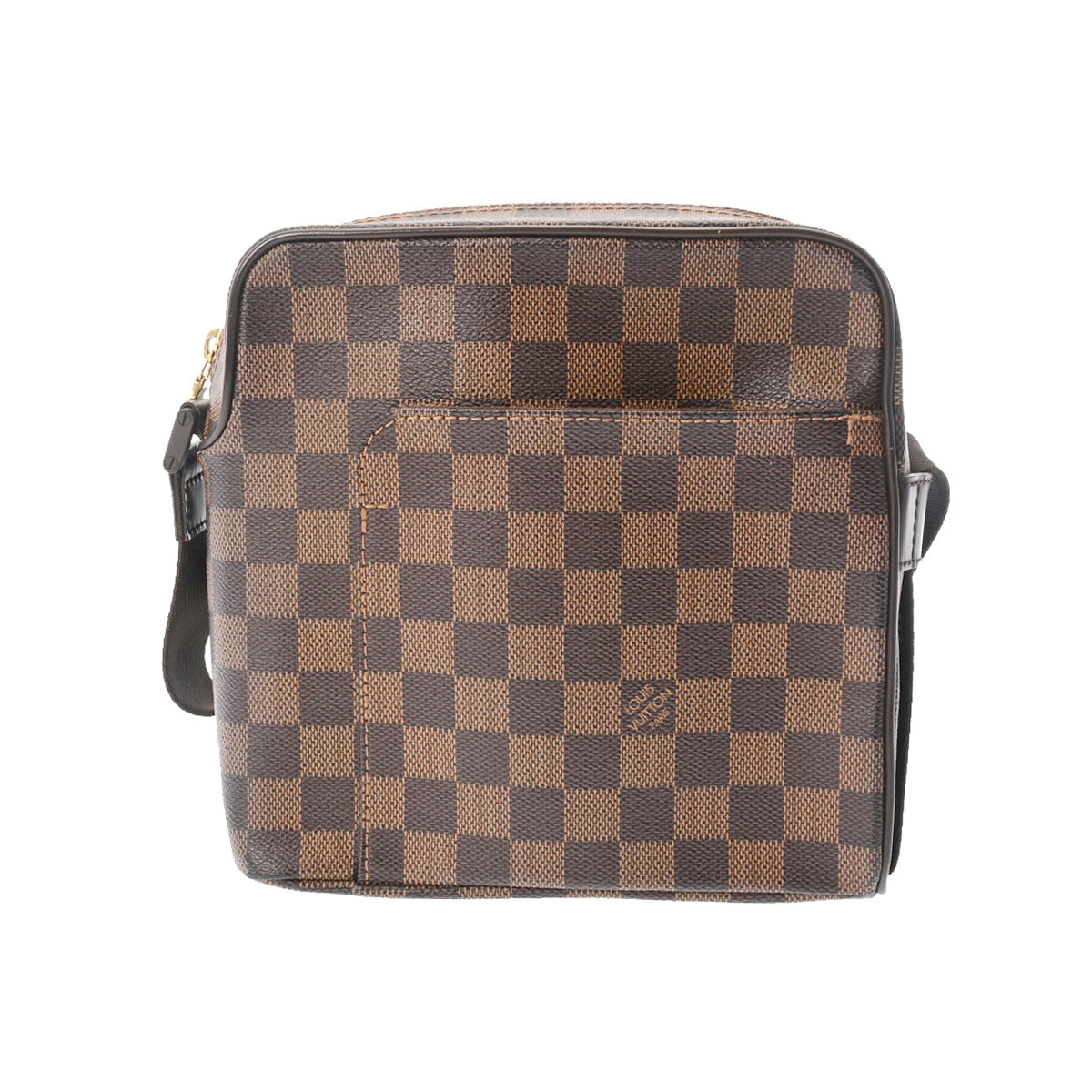 LOUIS VUITTON ルイヴィトン ダミエ オラフ PM ブラウン N41442 ユニセックス ダミエキャンバス ショルダーバッグ ABランク 中古 