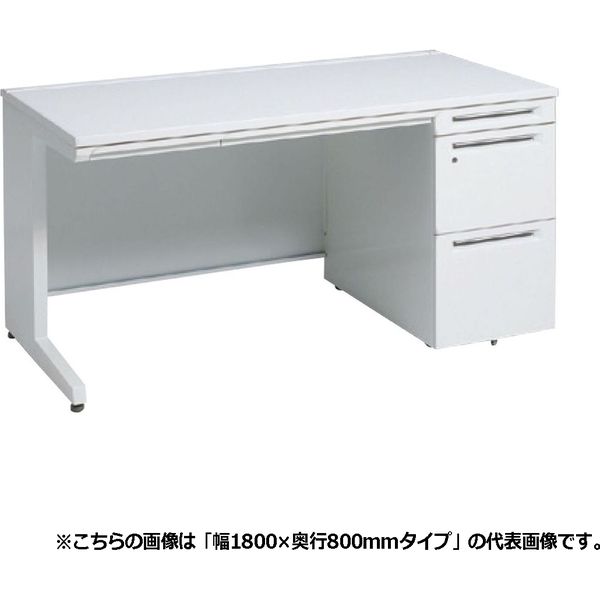 オカムラ アドバンスＳ 片袖机 3段 引出し付  幅1600×奥行800×高さ720mm 3VBSBF