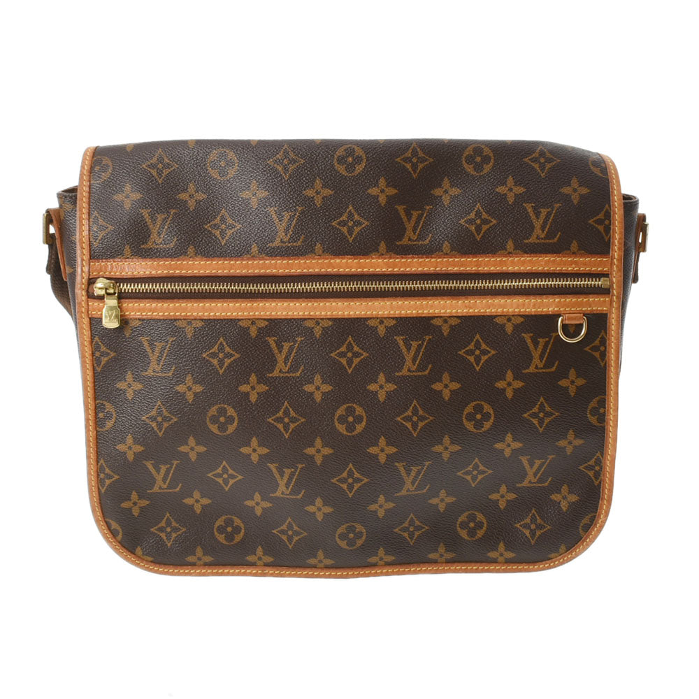 LOUIS VUITTON ルイヴィトン モノグラム メッセンジャーボスフォールGM ブラウン M40105 ユニセックス モノグラムキャンバス ショルダーバッグ Bランク 中古 