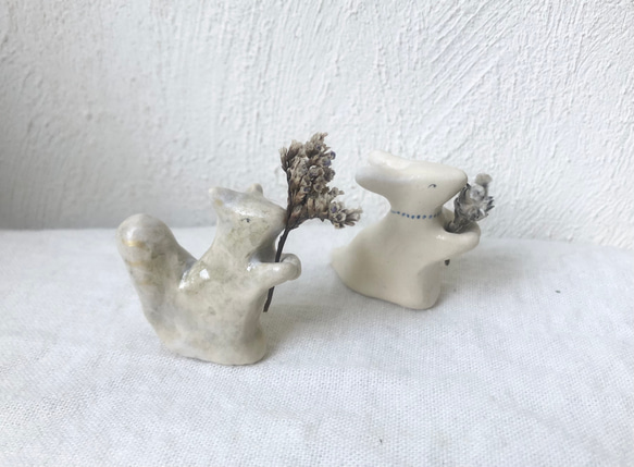 【　pottery squirrel 】