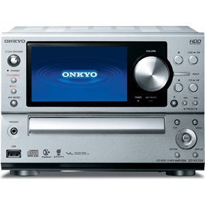 ONKYO CD/HDDチューナーアンプシステム シルバー BR-NX10A(S)【中古品】