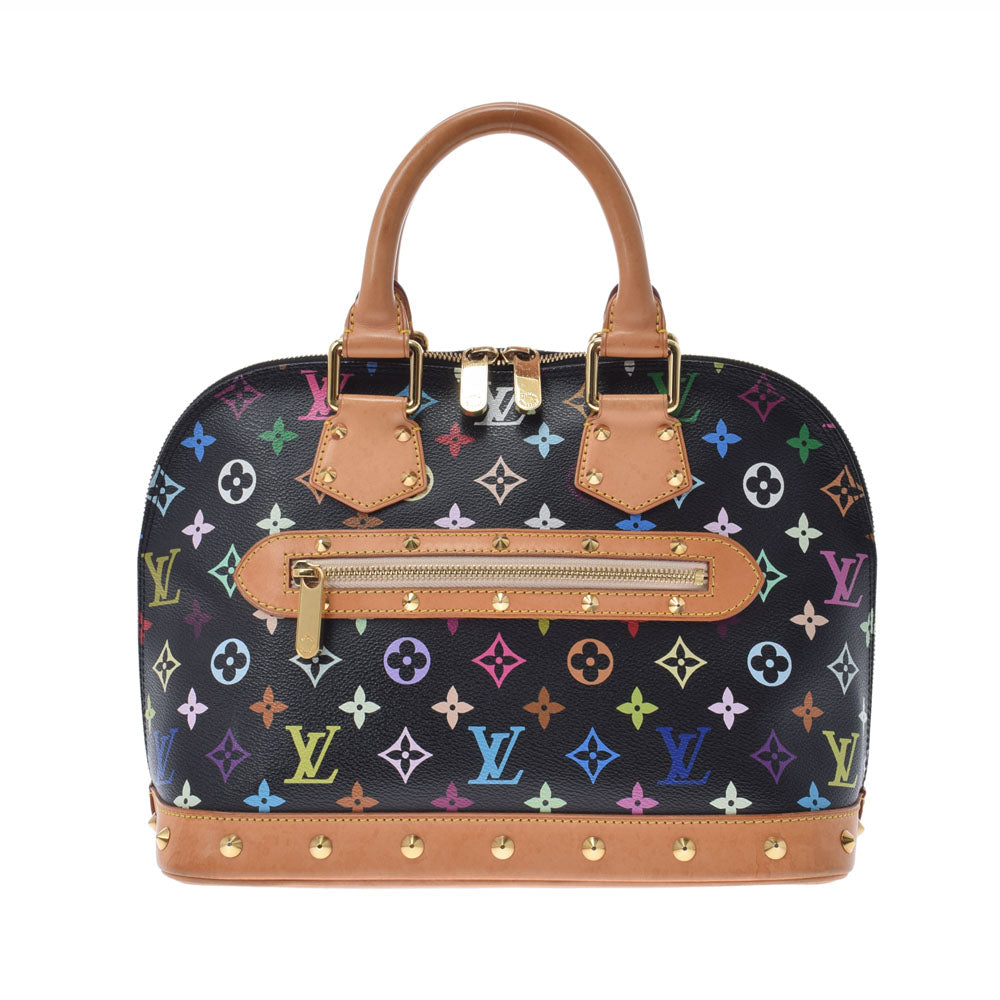 LOUIS VUITTON ルイヴィトン マルチカラー アルマ ノワール M92646 レディース モノグラムマルチカラー ハンドバッグ ABランク 中古 