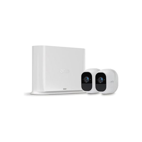 NETGEAR Ａｒｌｏ　Ｐｒｏ　２　スマートホームセキュリティシステム（ベースステーション＋カメラ２台セット）（直送品）