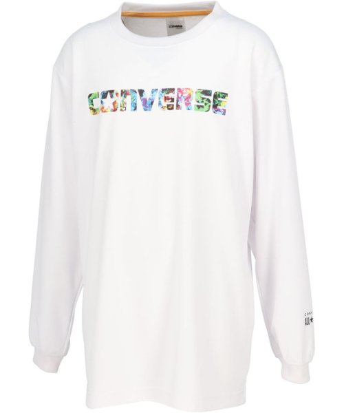 CONVERSE コンバース バスケット JRプリントロングスリーブシャツ Tシャツ 長袖 ロンT