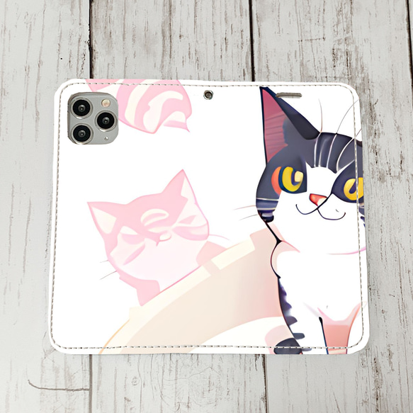 iphoneケース4-1-1 iphone 手帳 ねこ・猫・ネコ 箱1 かわいい アイフォン iface