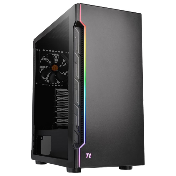 Thermaltake ミドルタワー型PCケース H200 TG RGB ブラック CA-1M3-00M1WN-00