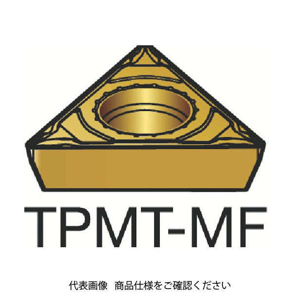 サンドビック コロターン111 旋削用ポジ・チップ TPMT 09 02 04-MF 2015 252-3531（直送品）