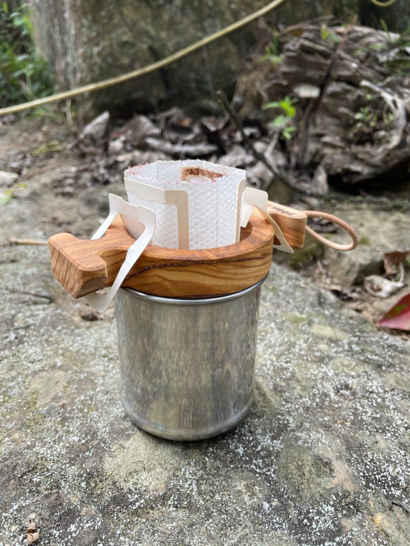 ハンギングイヤーバッグ ハンドコーヒーホルダー