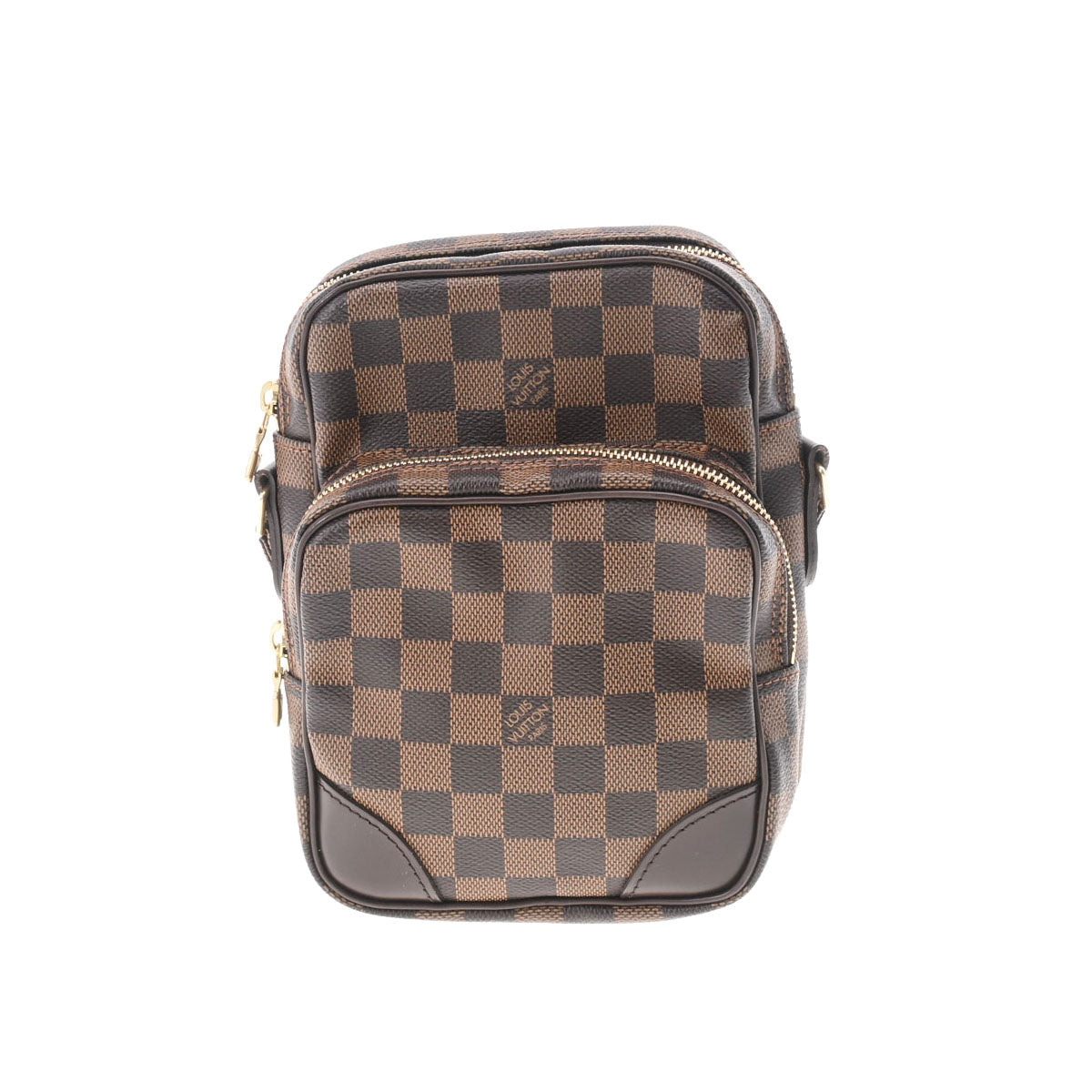 LOUIS VUITTON ルイヴィトン ダミエ アマゾン SPオーダー ブラウン N48074 レディース ダミエキャンバス ショルダーバッグ Aランク 中古 