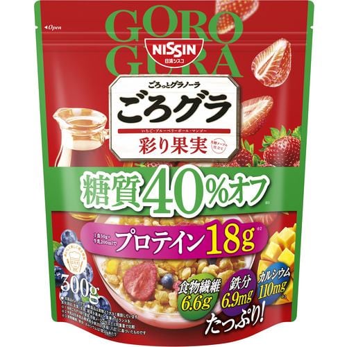 日清シスコ ごろグラ糖質40%オフ 彩り果実 300g