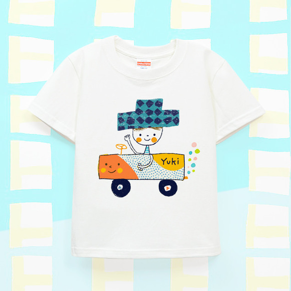 Kids 名前入り 名入れ Ｔシャツ 半袖（お出かけちゃん）