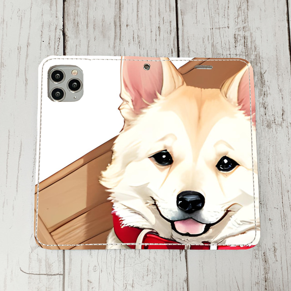 iphoneケース1-4-28 iphone 手帳 犬・イヌ・ワンちゃん 箱11 かわいい アイフォン iface