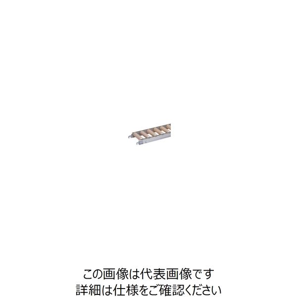 セントラル 樹脂ローラコンベヤ JRAU4208型 400W×75P×1000L JRAU4208-400710 813-5756（直送品）