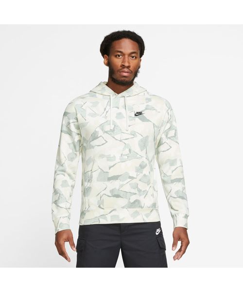 NIKE/AS M NK CLUB+ FT PO HOODIE AOP