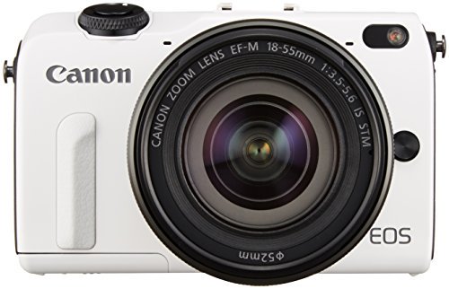 Canon ミラーレス一眼カメラ EOS M2 EF-M18-55 IS STM レンズキット(ホワイト) EF-M18-55mm F3.5-5.6 IS STM 付属 【中古品】