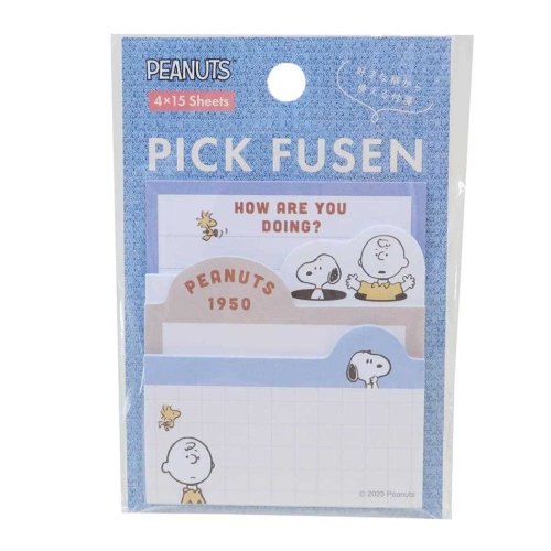 スヌーピー 付箋 PICK FUSEN How are you ピーナッツ カミオジャパン 伝言メモ キャラクター グッズ