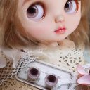 【3個買うと1個プレゼントGTE！】ブライス アイ ネオブライス bjd 目 アイ アイチップ ドールアイチップ-はちみつ