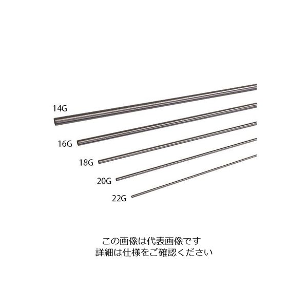 アズワン βチタンパイプ Φ0.58×Φ0.88mm 4-1586-02 1本（直送品）