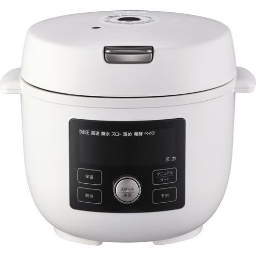 【推奨品】タイガー魔法瓶 COK-A220 電気圧力鍋 TIGER COOKPOT 1.4L マットホワイト COKA220