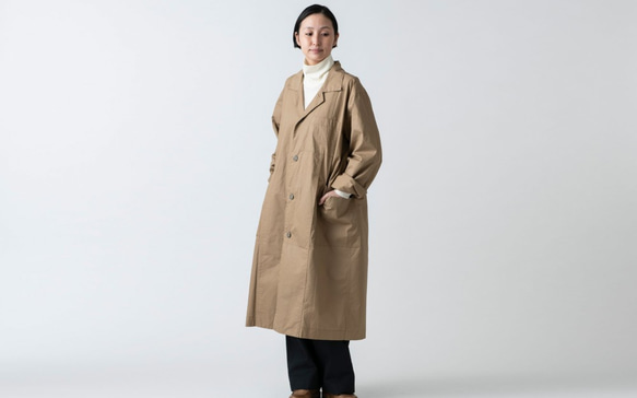 【再入荷】木間服装製作 / coat タイプライター ベージュ / unisex 1size